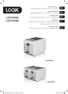 Manual Logik L02TW16E Toaster