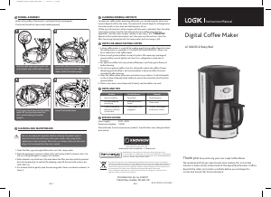 Handleiding Logik LC10DCR12 Koffiezetapparaat