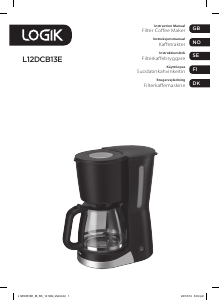 Bruksanvisning Logik L12DCB13E Kaffebryggare