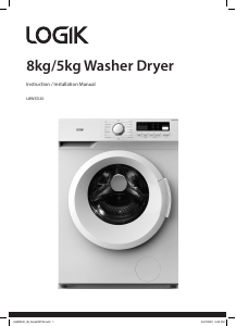 Bruksanvisning Logik L8W5D20 Kombinerad tvätt-tork
