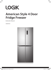 Manual Logik LSBS4DX18 Fridge-Freezer