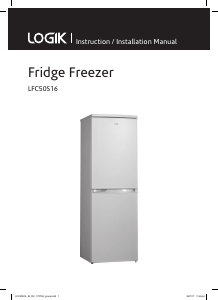 Manual Logik LFC50S16 Fridge-Freezer