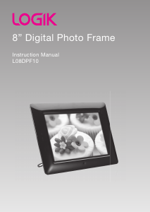 Bruksanvisning Logik L08DPF10 Digital fotoram