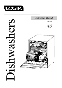 Manual Logik L1474BI Dishwasher