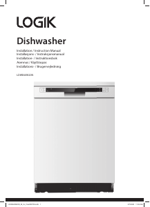 Manual Logik LDWE60W20N Dishwasher