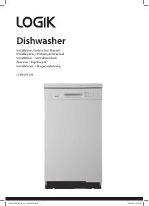 Manual Logik LDWE45W20N Dishwasher
