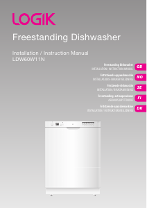 Manual Logik LDW60W11N Dishwasher
