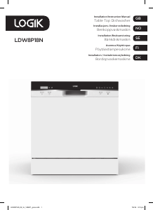Manual Logik LDW8P18N Dishwasher