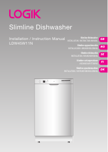 Manual Logik LDW45W11N Dishwasher