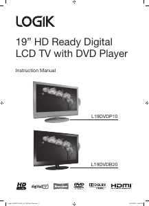 Handleiding Logik L19DVDB20 LCD televisie