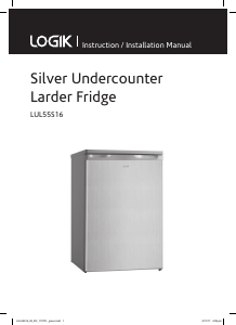 Manual Logik LUL55S16 Refrigerator