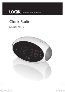 Handleiding Logik LCRN13 Wekkerradio