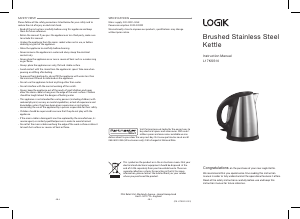 Manual Logik L17KSS10 Kettle