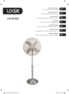 Návod Logik LSF403SS Ventilátor