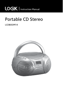 Bruksanvisning Logik LCDBOOM14 Stereoanläggning