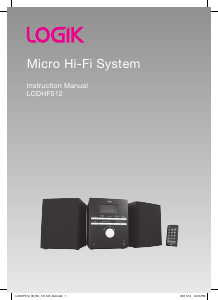 Handleiding Logik LCDHF512 Stereoset