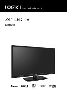 Handleiding Logik L24HE18 LED televisie