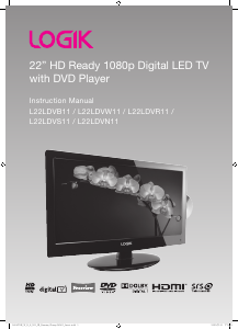 Handleiding Logik L22LDVW11 LED televisie