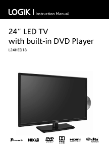 Handleiding Logik L24HED18 LED televisie
