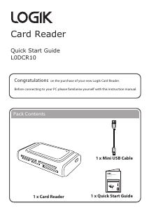 Handleiding Logik L0DCR10 Kaartlezer