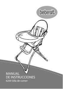 Manual de uso Bebesit 6200 Silla alta de bebé