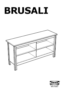 Brugsanvisning IKEA BRUSALI TV-møbel