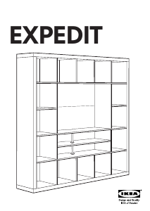 Bruksanvisning IKEA EXPEDIT (185x185) TV-benk