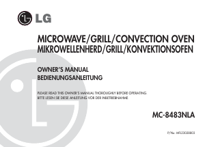 Bruksanvisning LG MC-8083KLA Mikrovågsugn