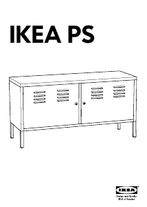 Brugsanvisning IKEA PS TV-møbel