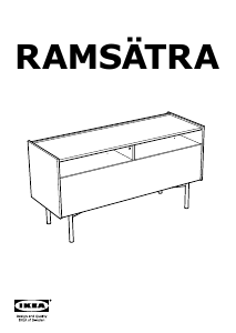 Εγχειρίδιο IKEA RAMSATRA Πάγκος τηλεόρασης