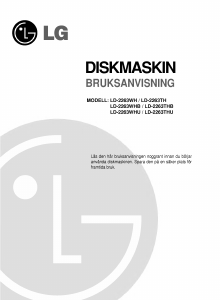 Bruksanvisning LG LD-2263WHU Diskmaskin