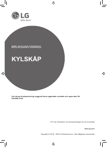 Bruksanvisning LG KL5241PZJZ Kylskåp