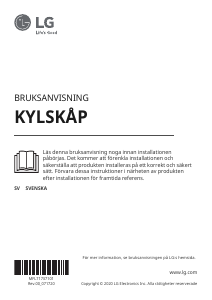 Bruksanvisning LG GLT51SWGSZ Kylskåp