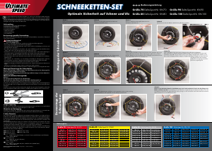 Handleiding Ultimate Speed KN-70 Sneeuwkettingen