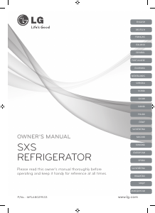 Mode d’emploi LG GSP545NSQZ Réfrigérateur combiné