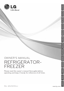 Manual LG GB7143AVHZ Fridge-Freezer