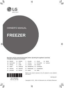 Manual LG KF5237SWJZ Freezer