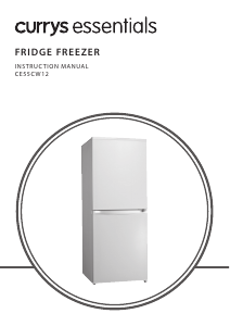 Manual Currys Essentials CE55CW12 Fridge-Freezer