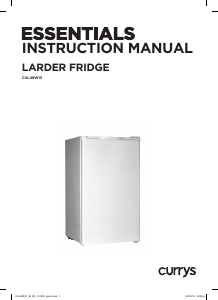 Handleiding Currys Essentials CUL48W13 Koelkast