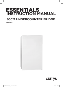 Handleiding Currys Essentials CUR50W12 Koelkast