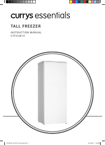 Handleiding Currys Essentials CTF55W10 Vriezer