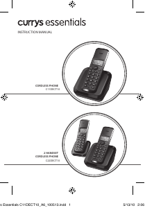 Handleiding Currys Essentials C11DECT10 Draadloze telefoon