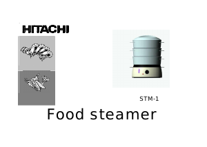 Bruksanvisning Hitachi STM1 Ångkokare