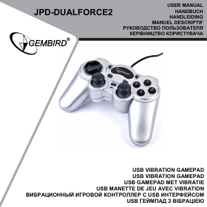 Handleiding Gembird JPD-DUALFORCE2 Gamecontroller