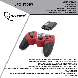 Handleiding Gembird JPD-ST04W Gamecontroller
