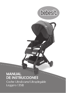 Manual de uso Bebesit 1358 Leggero Cochecito