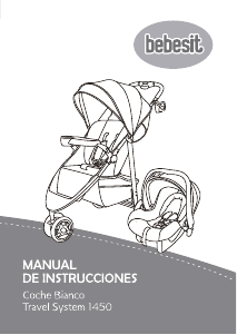 Manual de uso Bebesit 1450TS Bianco Cochecito