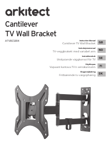 Handleiding Arkitect ATVBCSB14 Muurbeugel