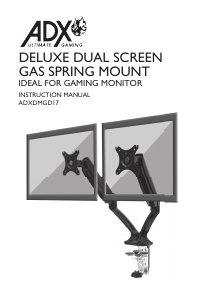 Hướng dẫn sử dụng ADX ADXDMGD17 Giá treo màn hình máy tính