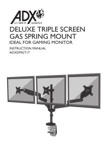 Manuale ADX ADXDMGT17 Supporto per monitor